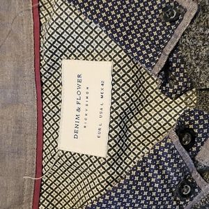 Denim and Flower Ricky Singh polo size L